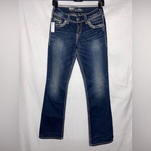Silver Jeans Co Suki 17" Mid Rise SZ 26x31
